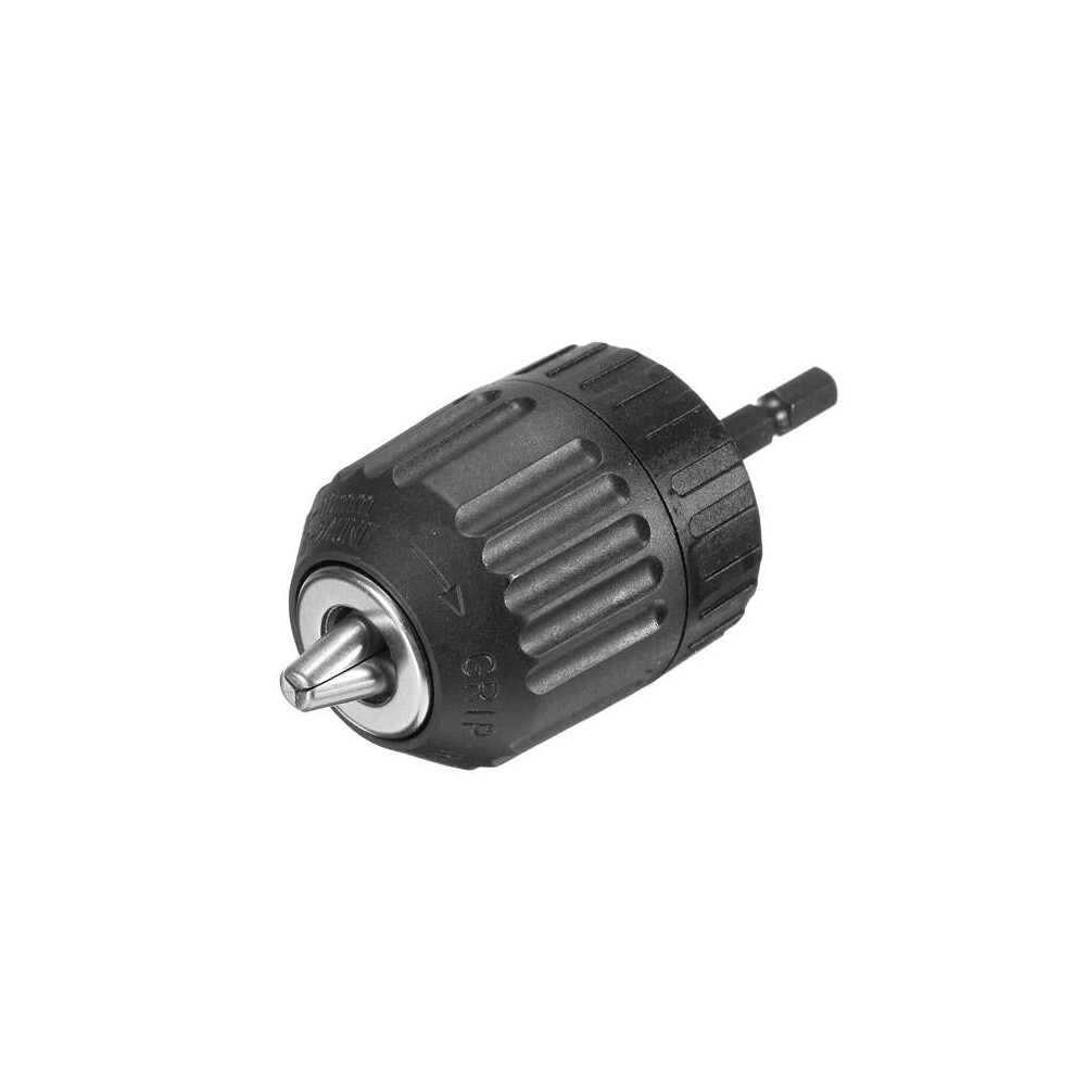 0.8-10Mm 1/4" Hex Shank Keyless Chuck Driver 3/8" 24Unf Keyless Drill Chuck Converter 3654659274793