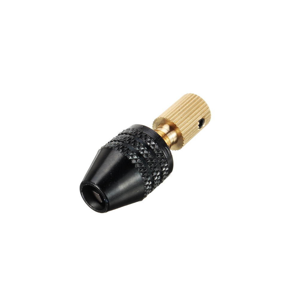 0.3-3.4Mm Black Drill Bit Chuck Adapter Three-Jaw Drill Chuck Brass Base With Silver Wrench 3654659274625
