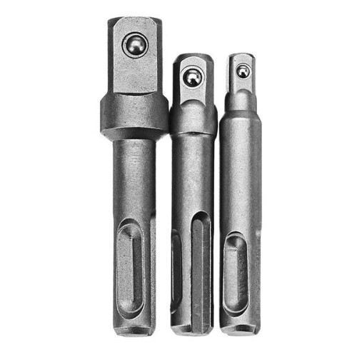 (1/2) 1/4 3/8 1/2 Inch SDS Socket Driver Adapter Drive Bit Drill Adapter Extension Adapter 1