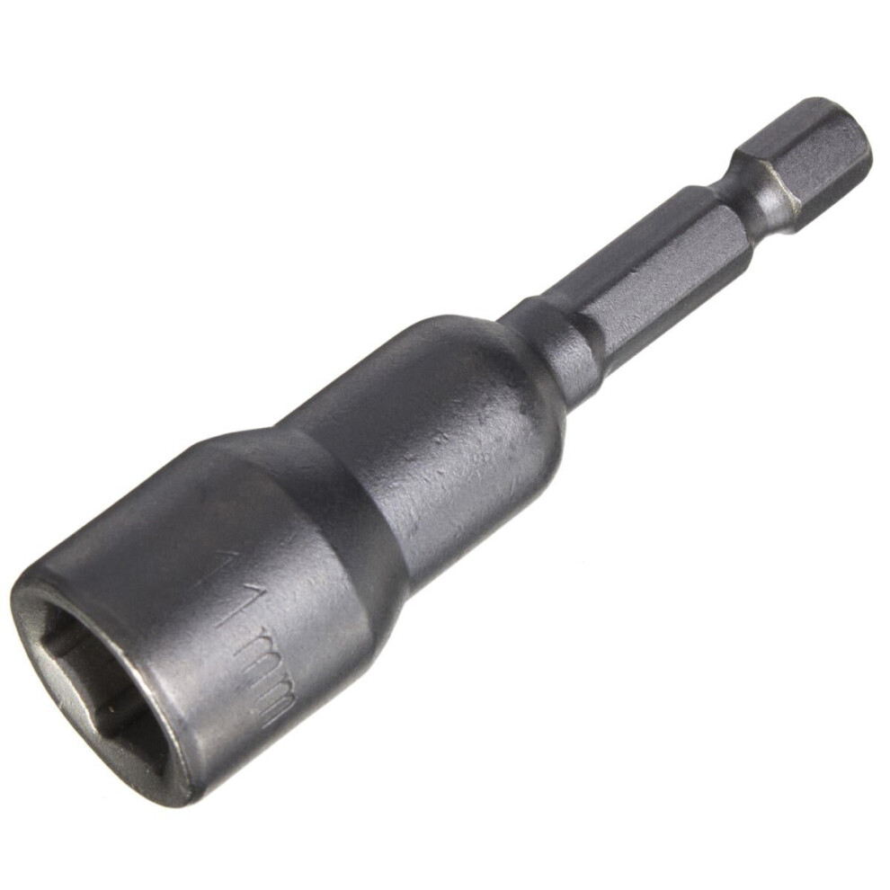 (6mm) 65mm 1/4 Inch Hex Socket Magnetic Nut Driver Setter 6mm-19mm Drill Bit Adapter