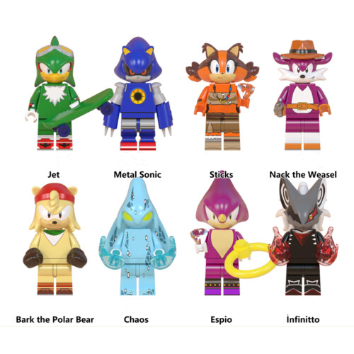 Sonic the best sale hedgehog lego minifigures