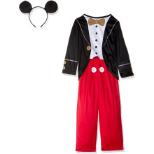 Rubie's Official Mickey Mouse Tuxedo Boys Fancy Dress Childs Kids Disney Costume Outfit + Ears, Size Small