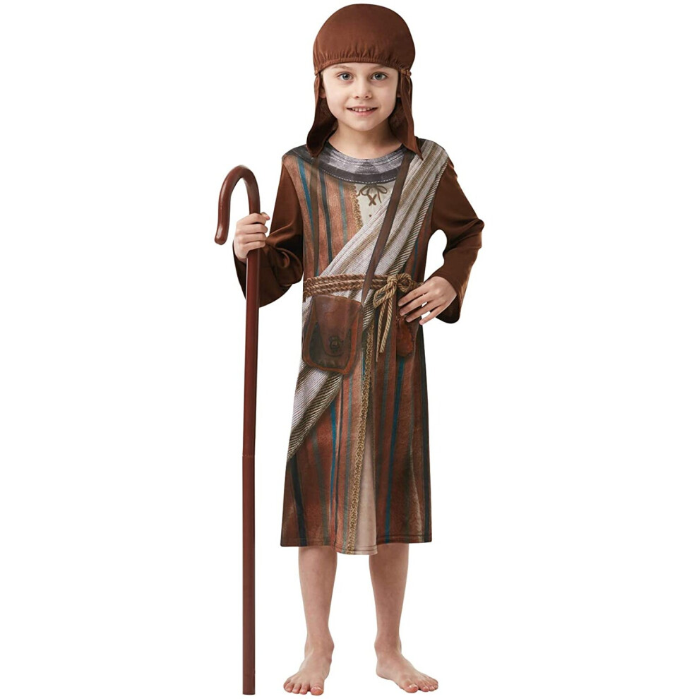 Rubies Rubie's Official Christmas Shepherd, Child Costume, Nativity Character- Small Age 3-4, Height 104 Cm