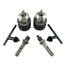 (#1: Square Shank) 1.5 To 13mm Capacity Heavy Key Type Drill Chuck Adapter Conversion Hammer Drill Chuck