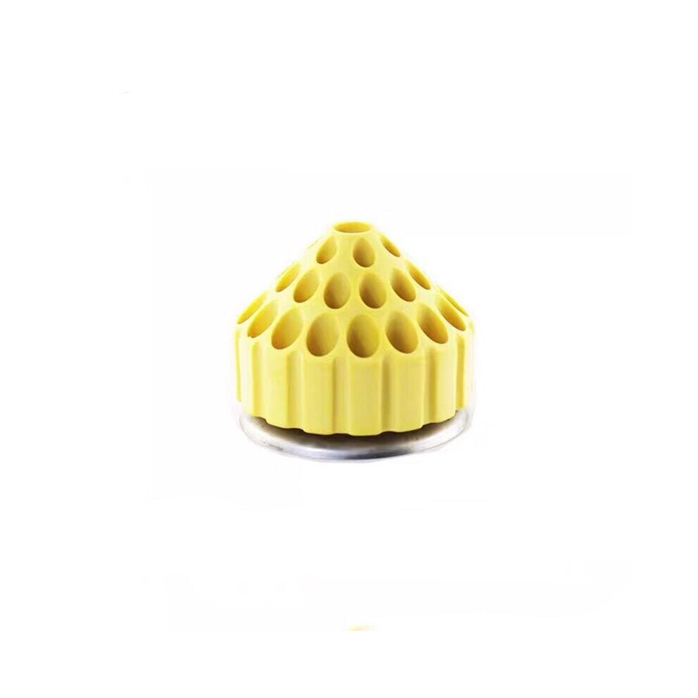 (Yellow) 360-Degree Rotating Storage Tool Box Drill Bit Electric Grinding Accessories Storage Twist Drill Storage Box 3654659289940