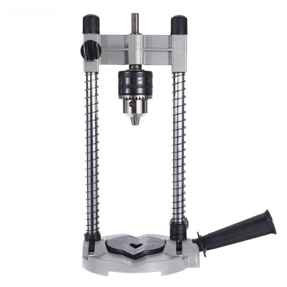 45-90 Degree Angle Drill Guide Attachment with Chuck Drill Holder Stand Drilling Guide for Electric Drill