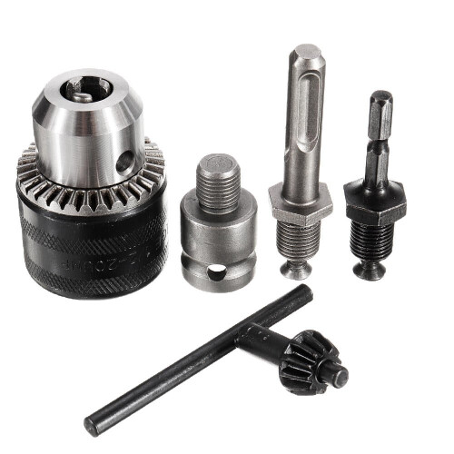 1.5-13mm Drill Chuck Drill Adapter 1/2-20UNF Thread Changed Impact Wrench Into Eletric Dril 1