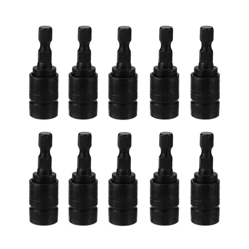 10pcs 1/4 Inch Hex Socket Adapter Drill Chuck Converter Impact Driver for Electric Hammer 1