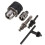 1.5-13mm Drill Chuck Drill Adapter 1/2-20UNF Thread Changed Impact Wrench Into Eletric Dril 3