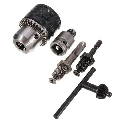 1.5-13mm Drill Chuck Drill Adapter 1/2-20UNF Thread Changed Impact Wrench Into Eletric Dril 2