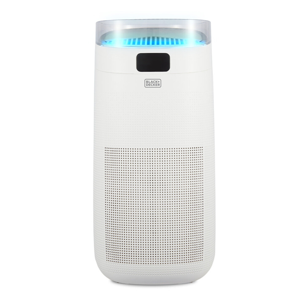 Black + Decker Air Purifier With 8 Hour Timer Air Quality Sensor & Indicator