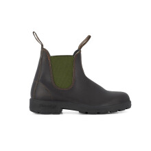(7.5) Blundstone 519 Stout  Olive Leather Chelsea Boots