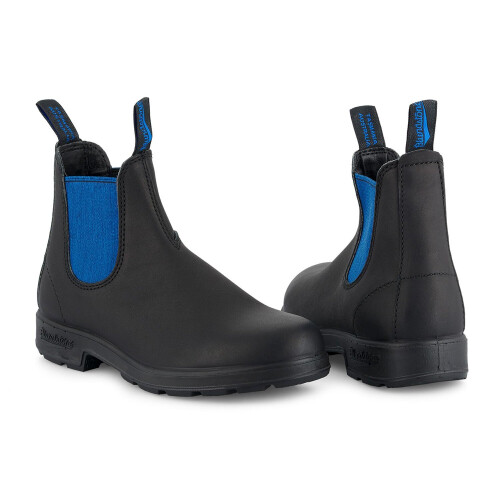 (3) Blundstone 515 Black Blue Leather Chelsea Boots 2