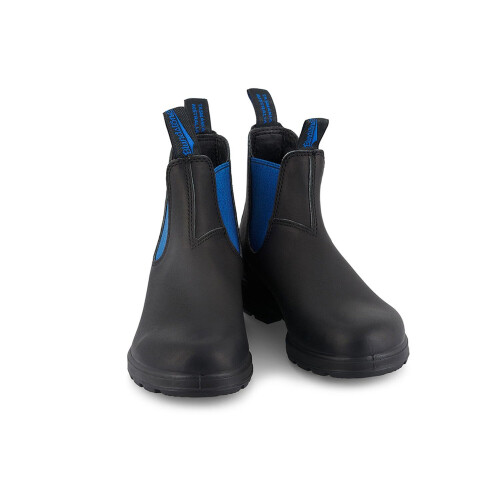 (3) Blundstone 515 Black Blue Leather Chelsea Boots 1
