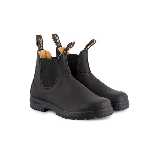 (9.5) Blundstone 558 Unisex Boots Blk Leathr Lined Ankle 1