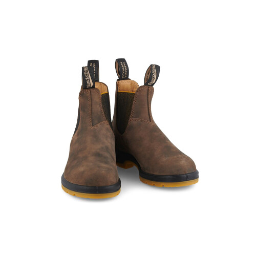 (3) Blundstone 1944 Brown Leather Chelsea Boots 2