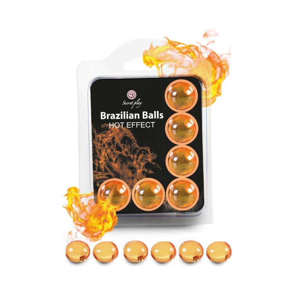 SECRETPLAY SET 6 BRAZILIAN BALLS HEAT EFFECT