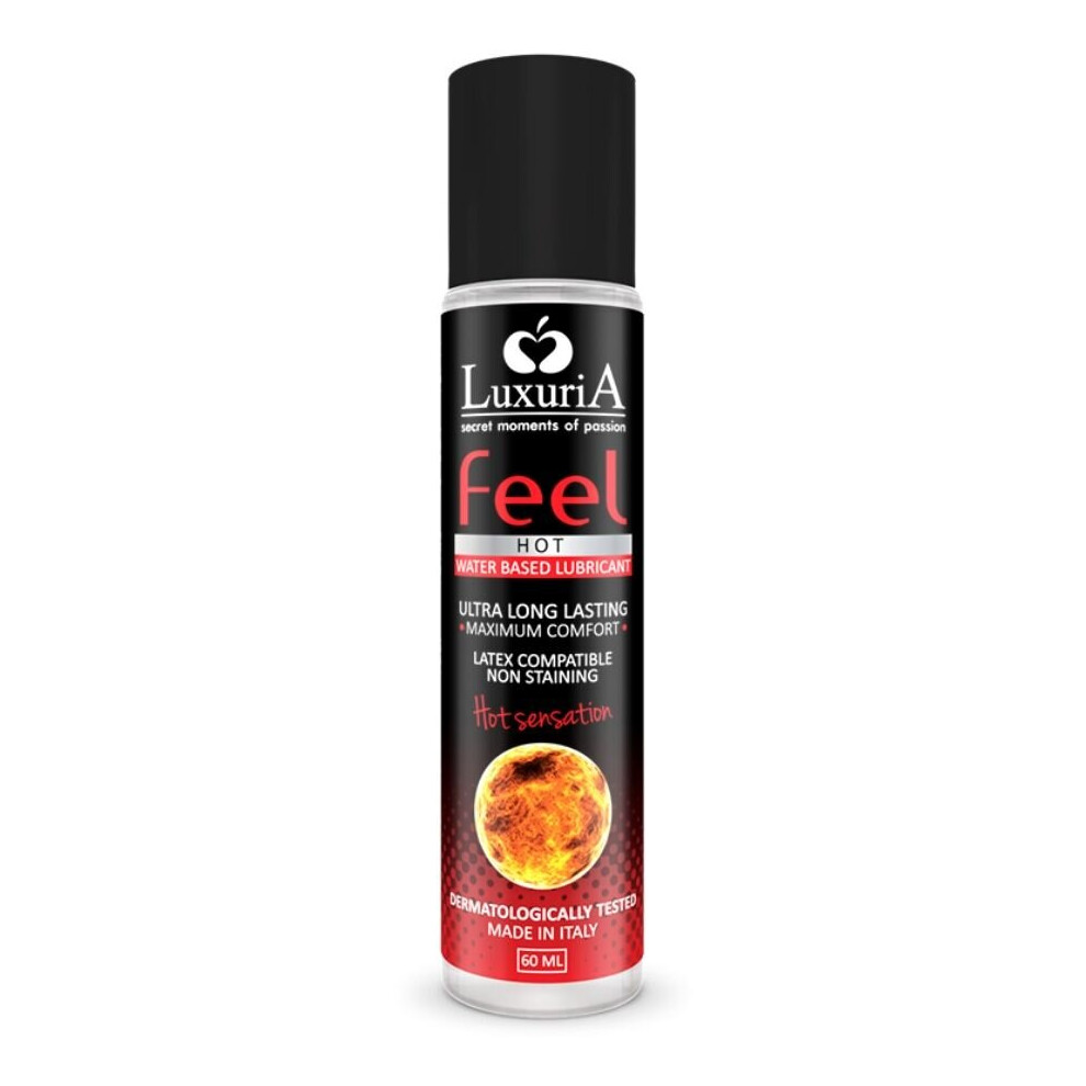 Luxuria Feel Hot Sensation Water Based Lubricant 60 Ml