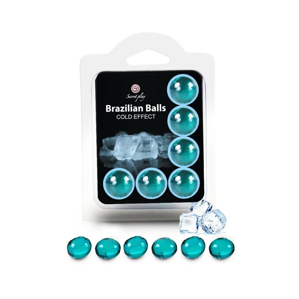 Secretplay Set 6 Brazilian Balls Cold Effect