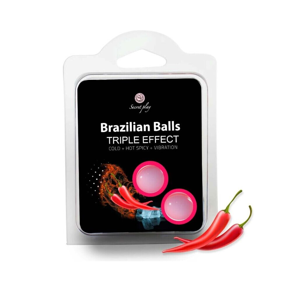 Secretplay Secret Play Set 2 Brazilian Balls Triple Effect