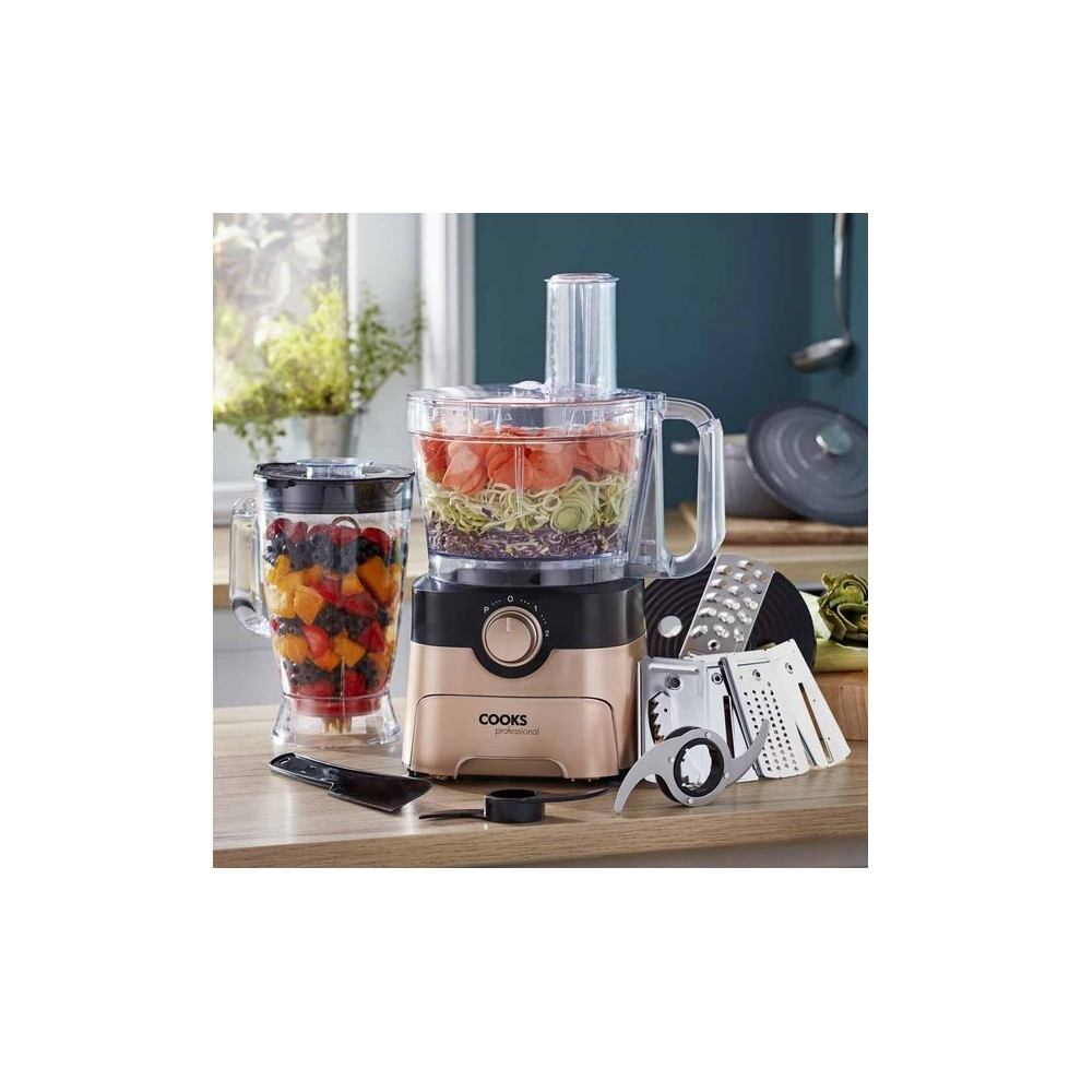 Food Processor Blender Chopper Grater 3.5L 1000W  Cooks Professional