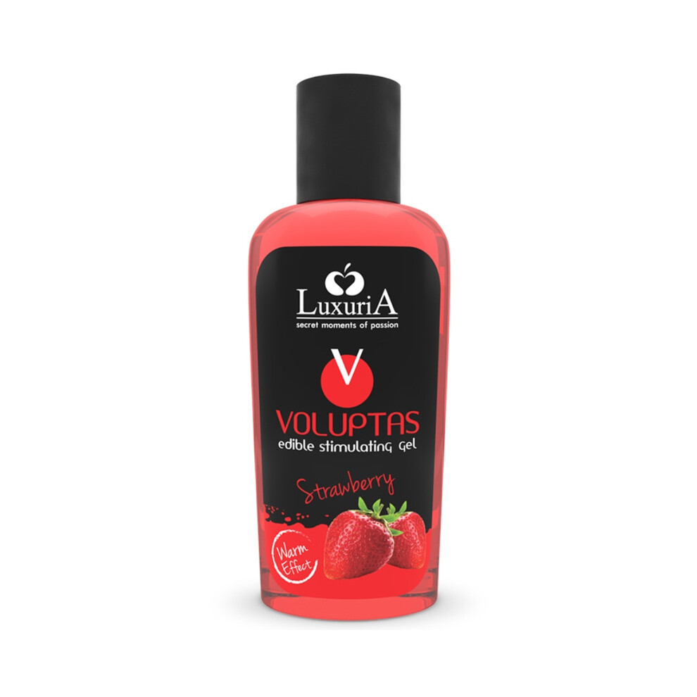 Luxuria Voluptas Edible Stimulating Gel Warming Effect - Strawberry 100 Ml