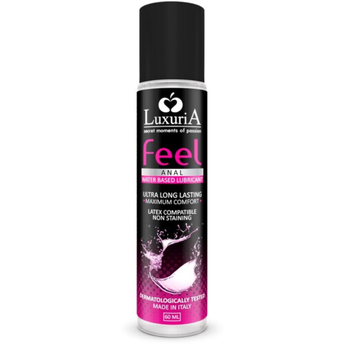 LUXURIA FEEL ANAL WATER BASED LUBRICANT 60 ML