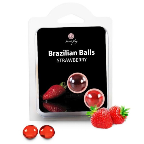 2 bolas brasileñas - fresa