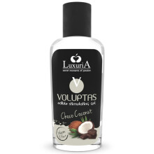 LUXURIA VOLUPTAS EDIBLE STIMULATING GEL WARMING EFFECT - COCONUT AND CREAM 100 ML