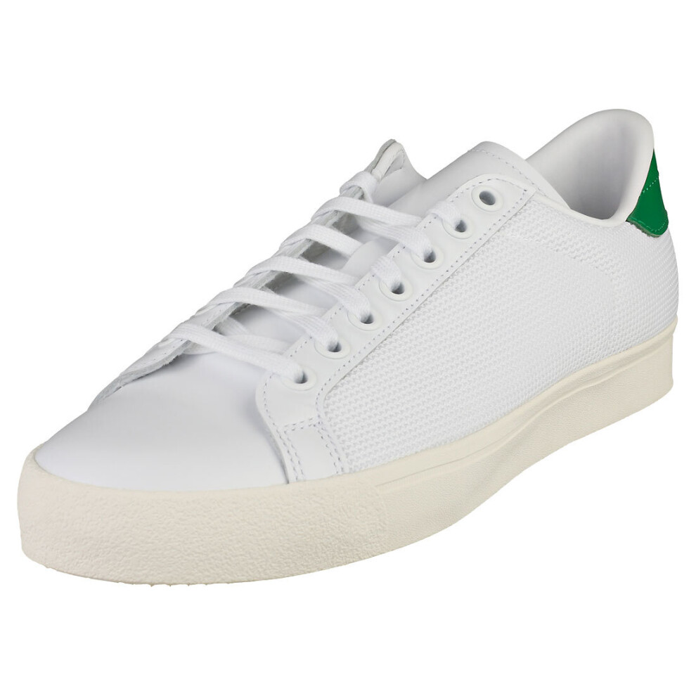 adidas Rod Laver Vin Mens Casual Trainers in White Green - Size 5.5 UK