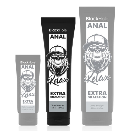 BLACK HOLE WATER BASE GEL ANAL DILATION 150 ML 1