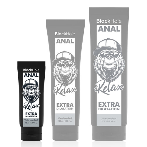 BLACK HOLE WATER BASE GEL ANAL DILATION 70 ML 1