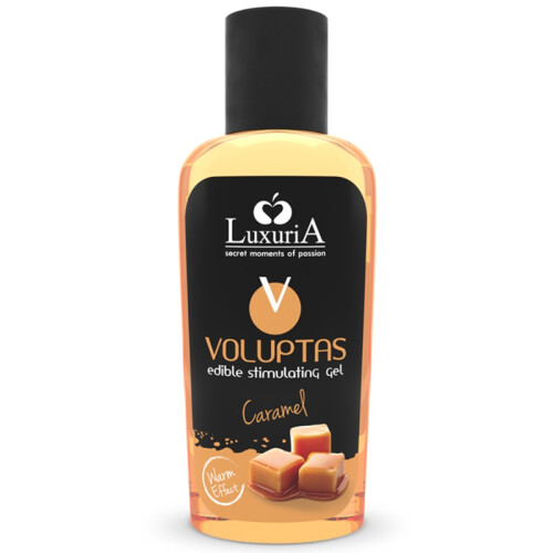LUXURIA VOLUPTAS EDIBLE STIMULATING GEL WARMING EFFECT - CARAMEL 100 ML