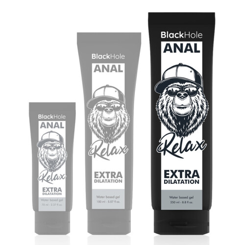 BLACK HOLE WATER BASE GEL ANAL DILATION 250 ML 1