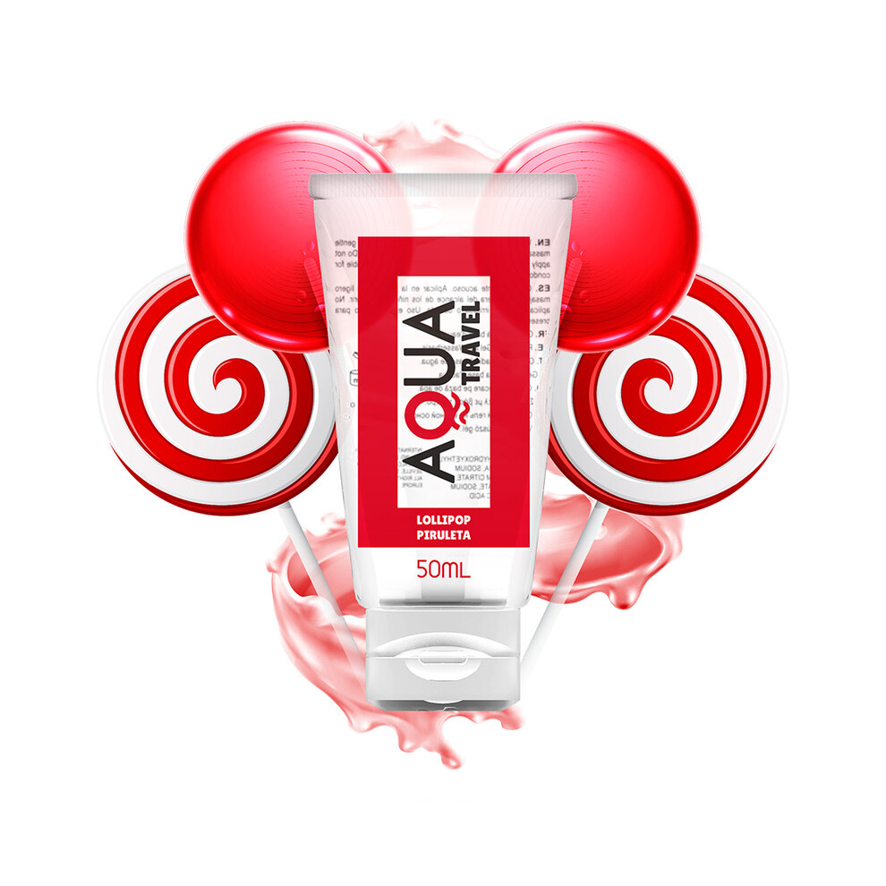 Aqua Group Aqua Travel Lollipop Flavour Waterbased Lubricant - 50 Ml