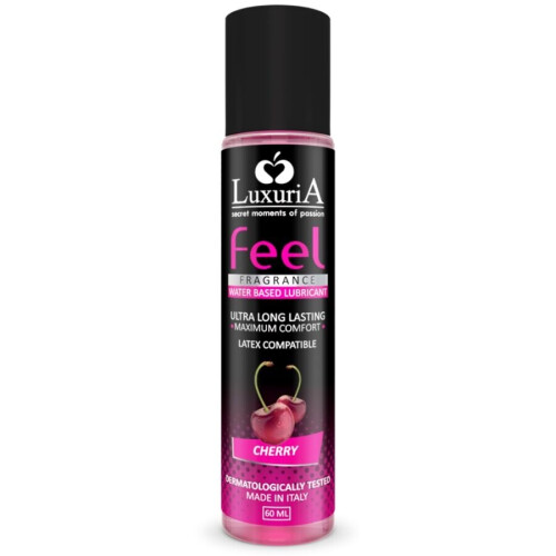 LUXURIA FEEL CHERRY WATER BASED LUBRICANT 60 ML