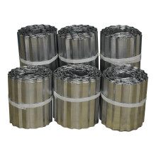 Set of 6 Galvanised Steel Lawn Edging Rolls (16.5cm x 5m)
