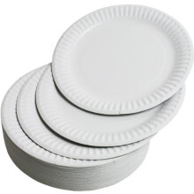 Paper Plates 23cm - 9inch Paper Plates, Disposable Plates, Party Plates ( (100)