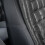 Komodo LEATHER CAR FRONT SEAT PAIR COVER BACK SUPPORT CUSHION COVERS  BLACK 6