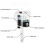 External Oxygen Pump Waterfall Filter for Fish Turtle Tank Aquarium 220-240V 6