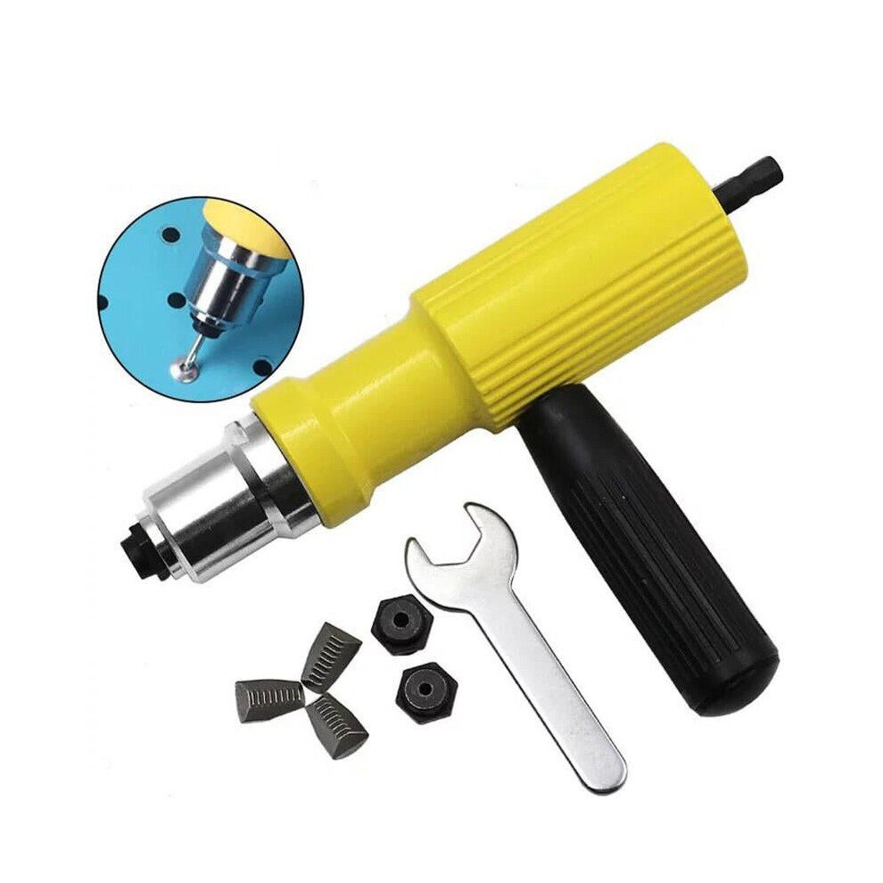 Electric Riveter Nut Tool Riveting Tool Metal Cordless Riveting Drill Adapter 3654657656188