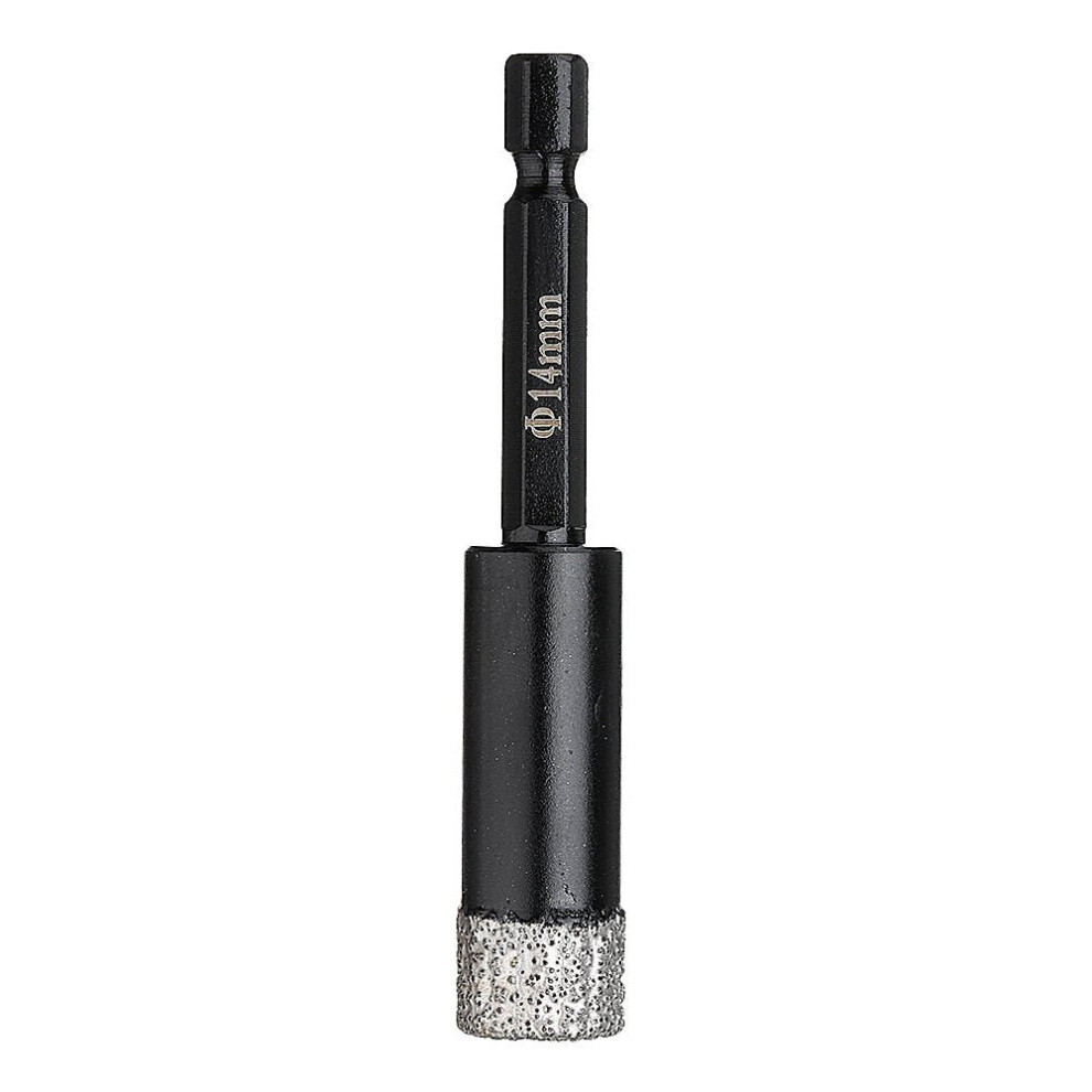(14Mm) 6-14Mm Vaccum Brazed Diamond Dry Drill Bits Hole Saw Cutter For Granite Marble Ceramic Tile Glass Dry Cutting 6112211861234