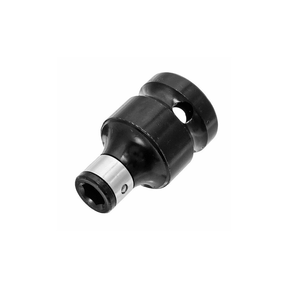 1/2 Inch Square to 1/4 Inch Hex Socket Adapter Female Drill Chuck Converter