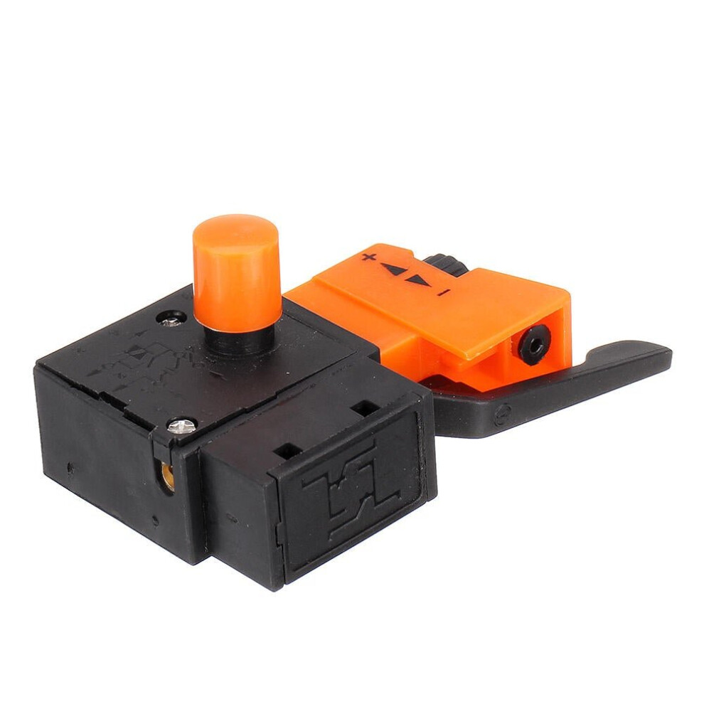 (FA2-4/1BEK) Lock On Power Tool Electric Drill Speed Control Trigger Push Button