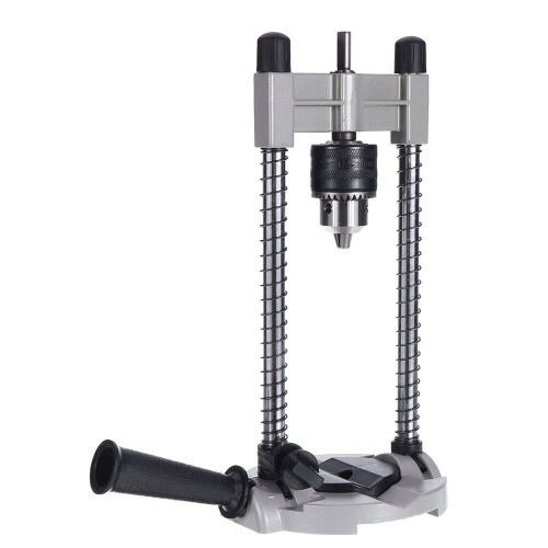 45-90 Angle Drill Guide Attachment with Chuck Drill Holder Stand Drilling Guide for Electric Drill 2