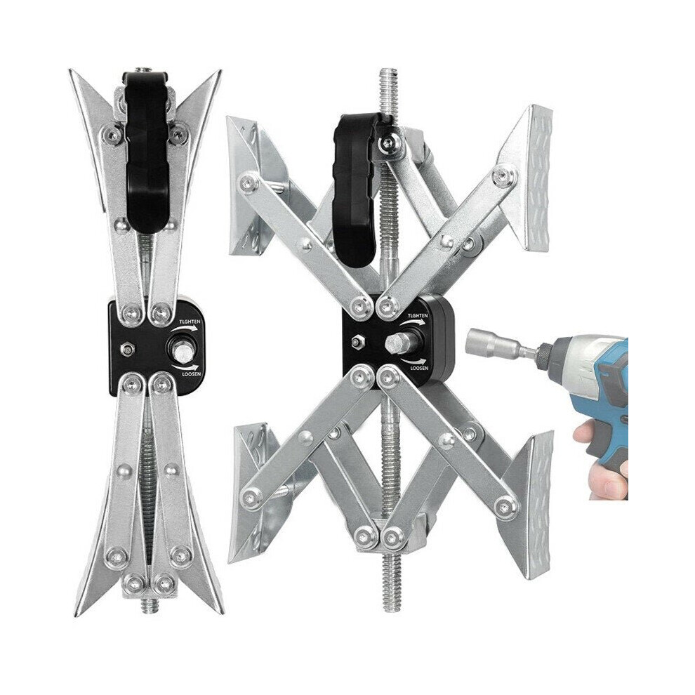 X-Shaped Wheel Chock Stabilizer Tire Locking Chocks Allow Drill Adjust Tandem-Axle Trailer Rv Tire Wheel Stop For Camping 3654657531744