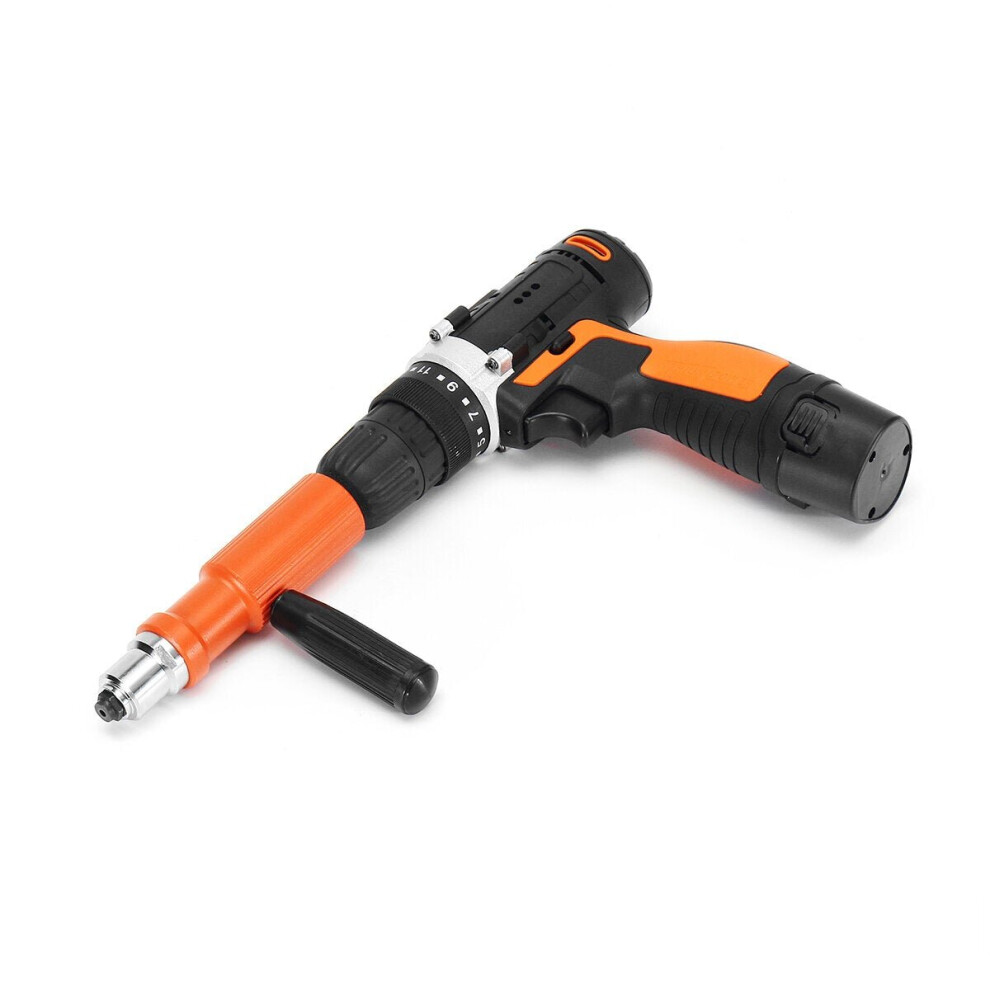 Upgraded Electric Rivet Nut Gun Cordless Riveting Tool Drill Adapter for Electric Drill