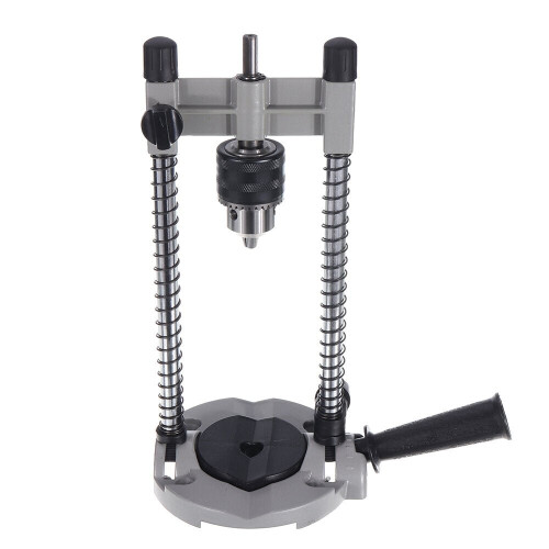 45-90 Angle Drill Guide Attachment with Chuck Drill Holder Stand Drilling Guide for Electric Drill 1