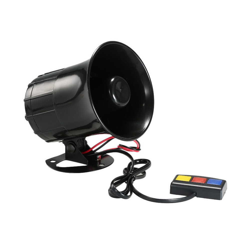 DC 12V 3 Tone Sounds Loud Speaker Security Warning Siren Horn