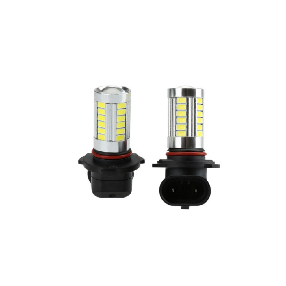 2 X 5630 33-Smd 850Lm Led Car Fog Lamp Bulb 9005 Socket Light 3654659460455